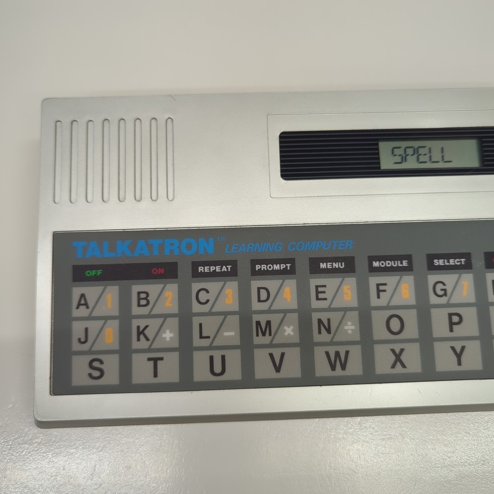 Vintage Sears Talkatron Learning Computer Talking Math Spelling Tiger 1985