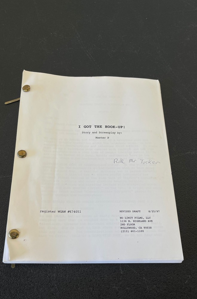 I Got The Hook-Up! Revised Draft 1997 Script
