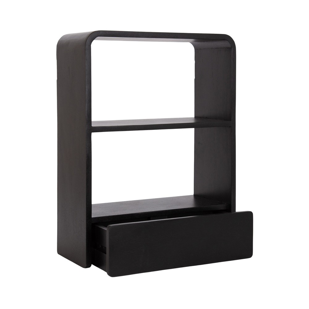 Kate and Laurel Kato Wall Shelf with Drawer