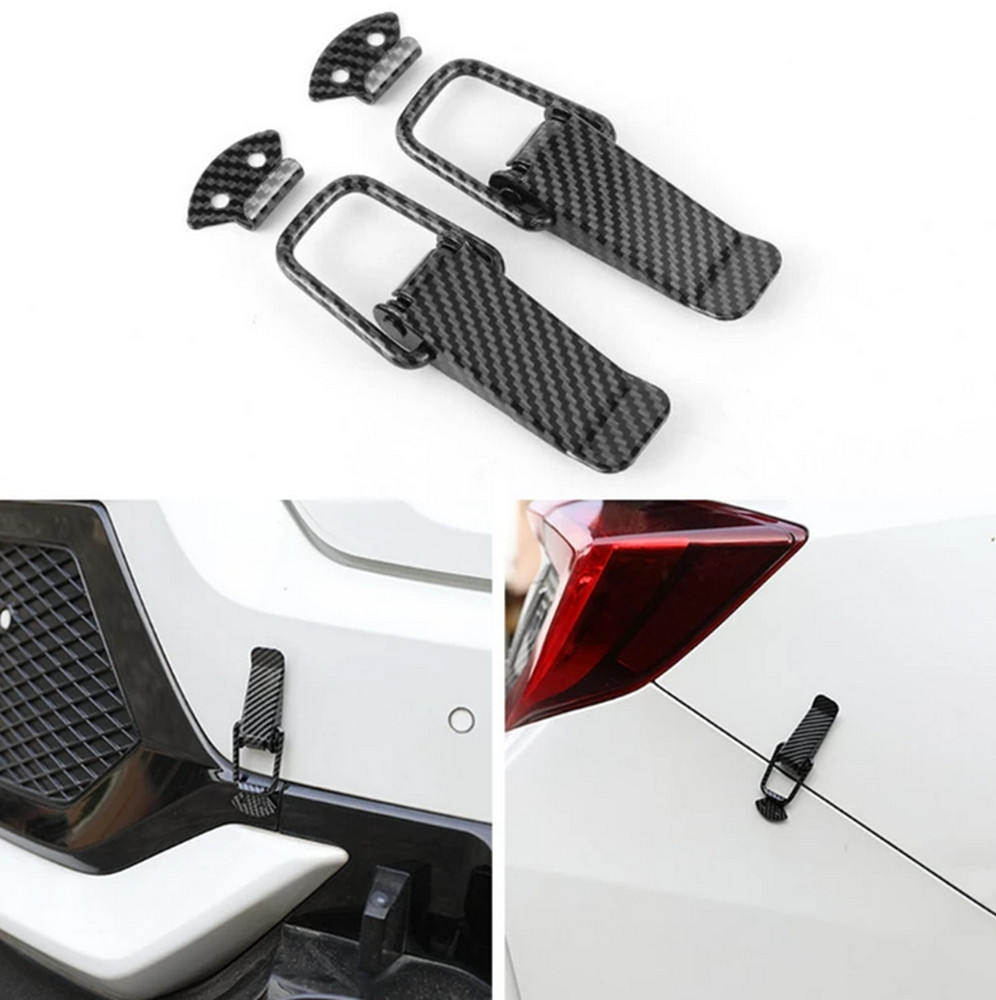 2Pcs Car Bumper Fixed Lock Quick Release Buckle Hook Fasteners Security Clips