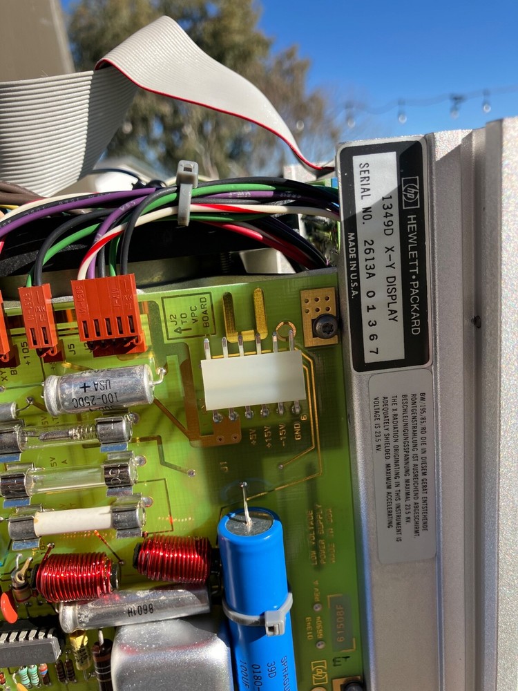 HP 1349D X-Y Digital Display Screen from 8753A Analyzer 01349-66514