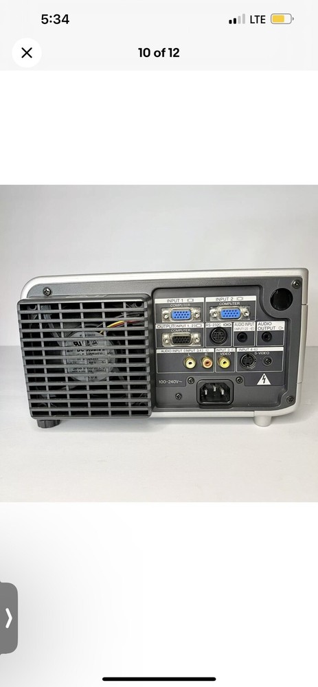 Sharp Notevision XG-C40XU LCD Projector Tested / Works Great