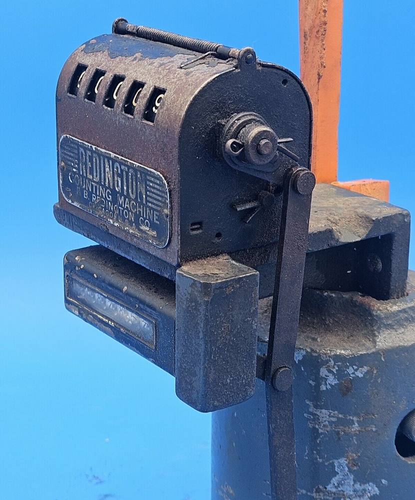 Antique REDINGTON 5-digit + 8-digit all time Mechanical counting machine