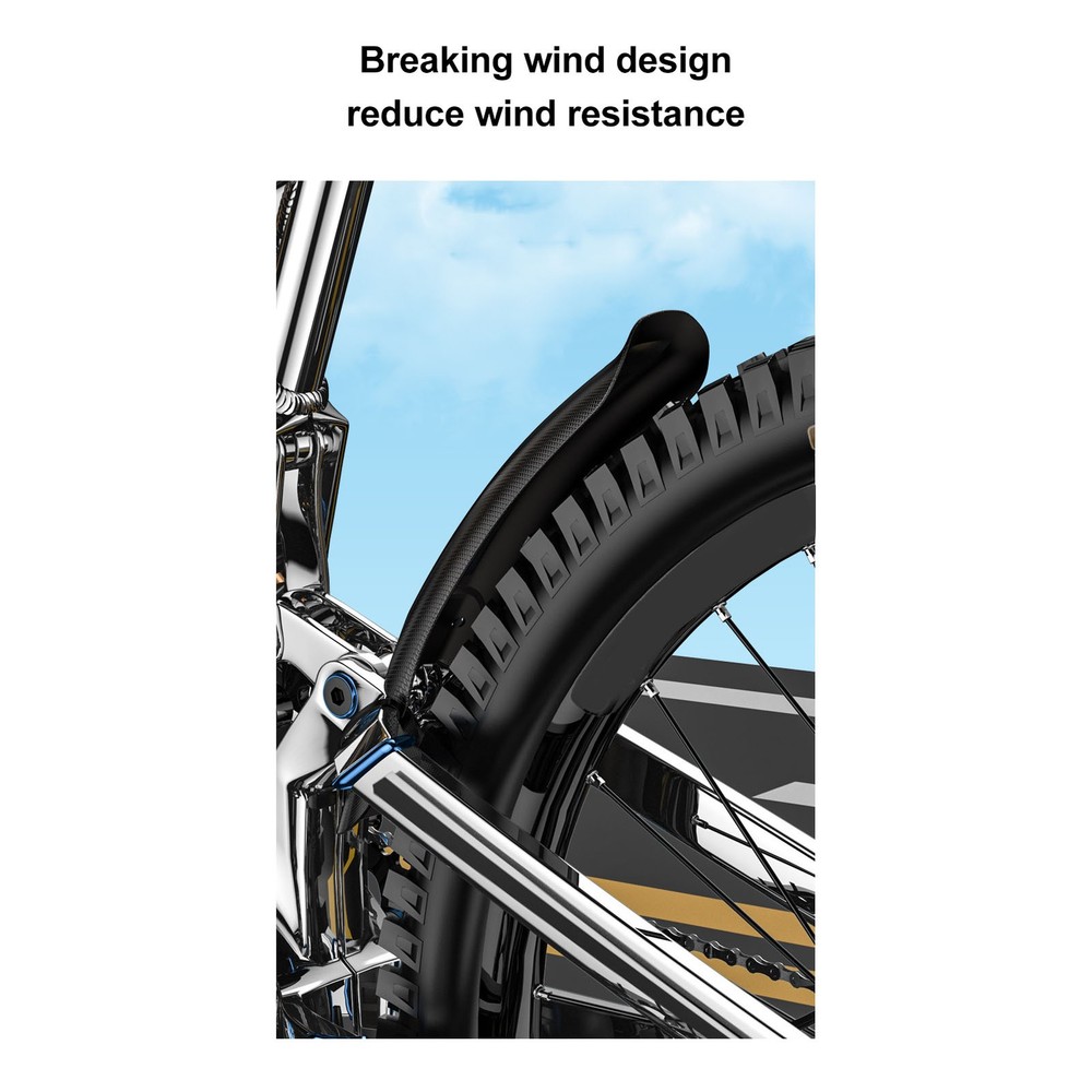 2PCS Mountain Bike Set Environmentally Friendly Wind Breaking Desig