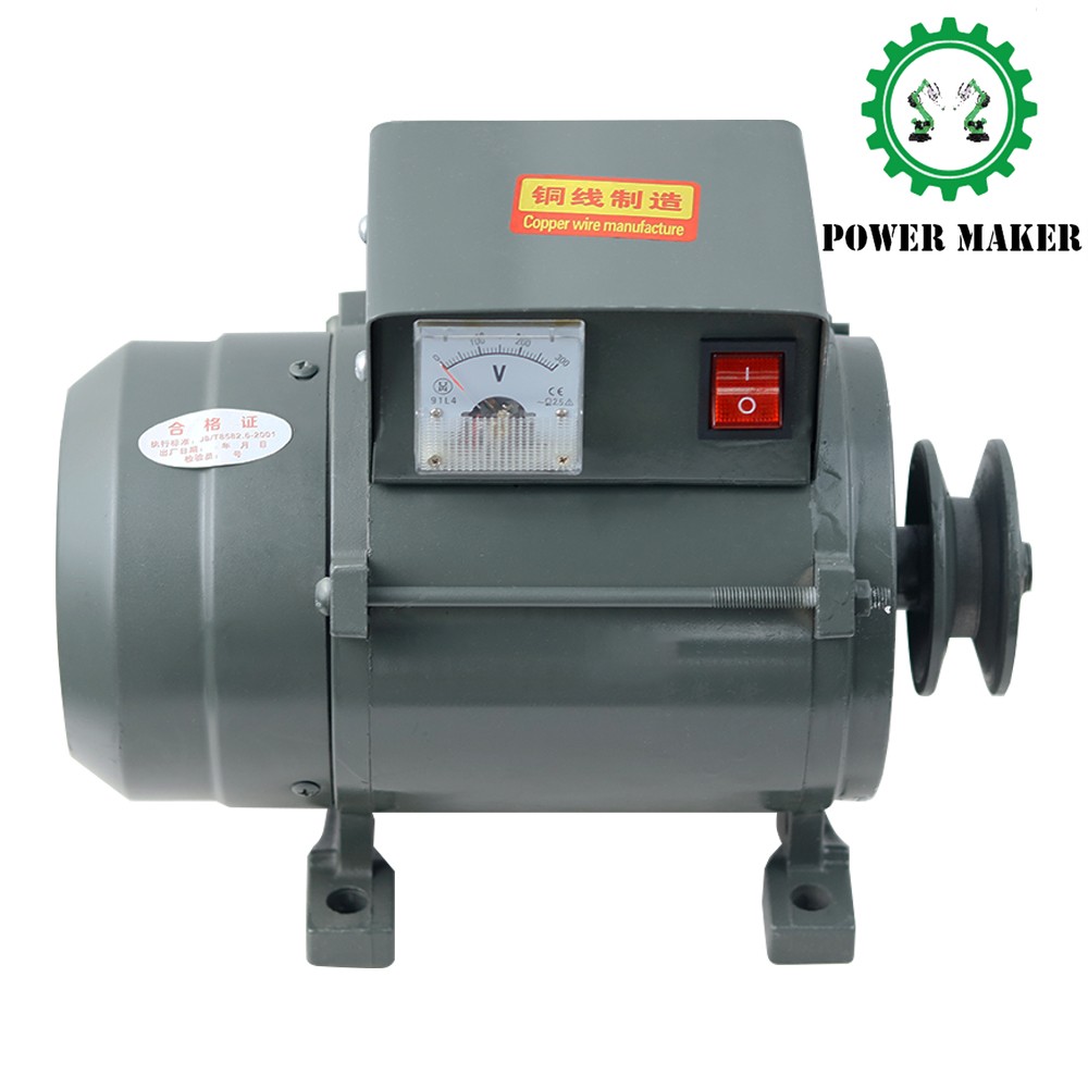 220V 3500W High Power Small Pulley Type Permanent Magnet Lighting Generator