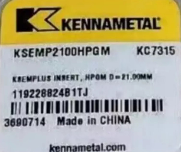 Original Carbide Inserts 1 Tablets KSEMP2100HPGM KC7315