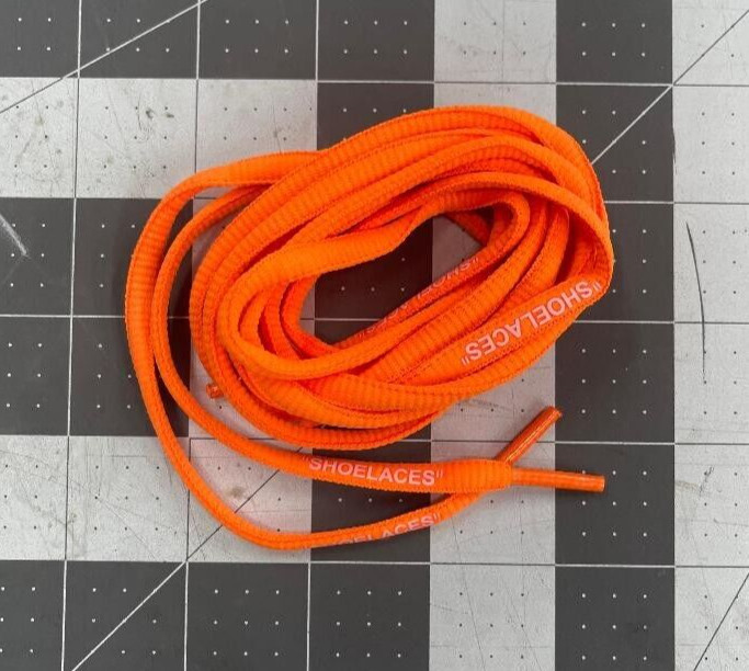 Off White “SHOELACES” Oval Laces Off White Presto Vapormax Shoelaces