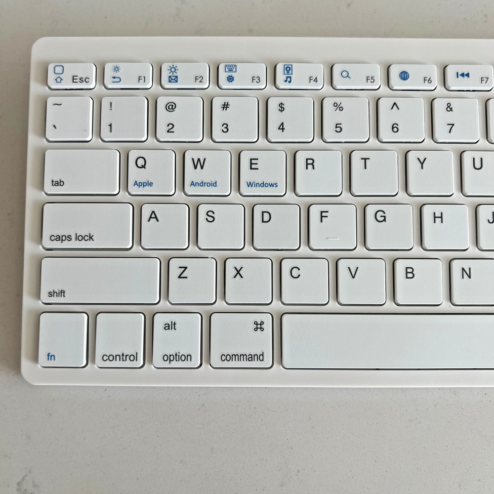 Wireless Keyboard & Mouse Combo Set Bluetooth Brand New in Box White Windows Mac
