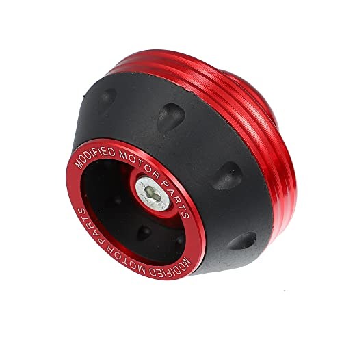 Pair Motorcycle Wheel Front Fork Frame Sliders Falling Protection Universal Red