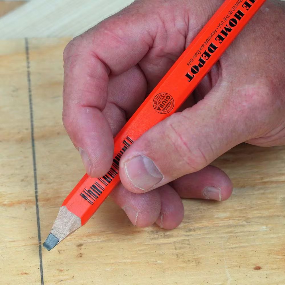 Oversized Carpenter Pencils Bulk Writing Utensil (72-Pack, Boxed)