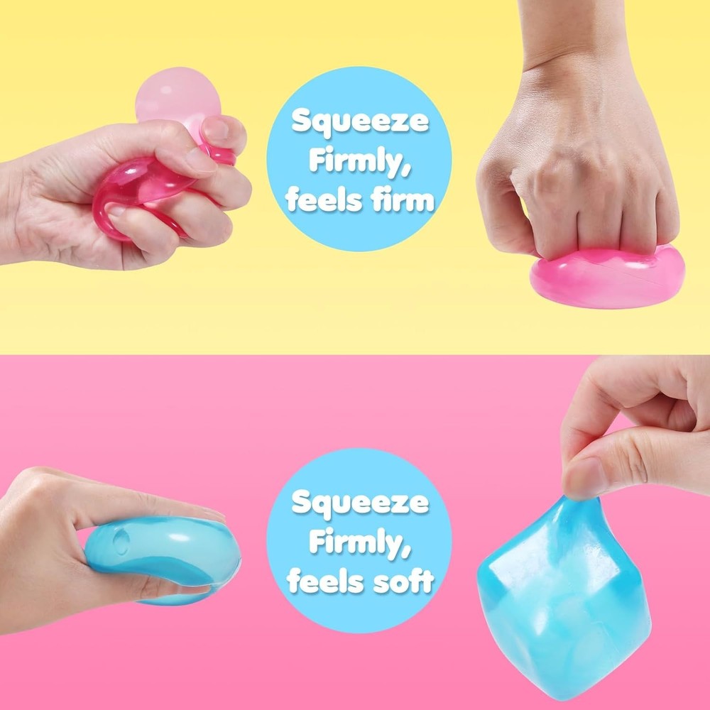 Needoh Nice Cube Sensory Toy with a Super Solid Squish - Colors May Vary 3 Pack