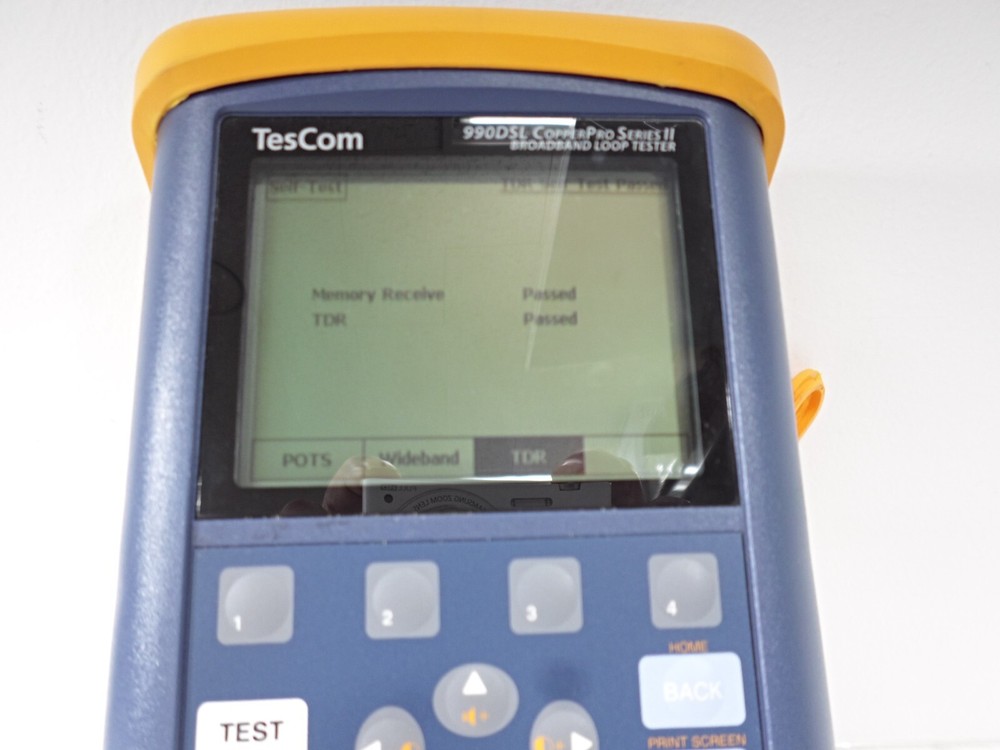 TESCOM FLUKE NETWORKS 990DSL CopperPro Loop Tester w/ TDR, W/accessories