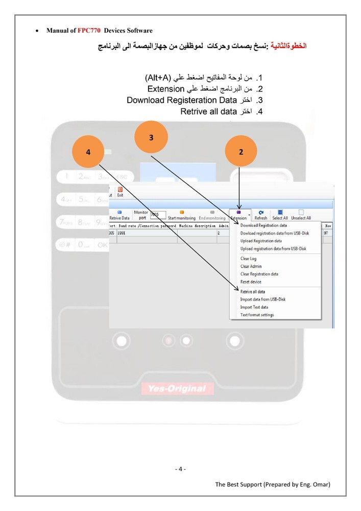 Face Fingerprint Identification Time Attendance & Access Control . USA