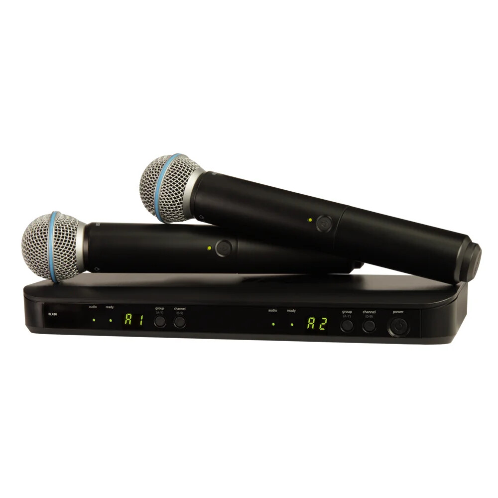 BLX288 BETA58 Wireless Microphone Handheld Dynamic Kit Karaoke Stage Performance