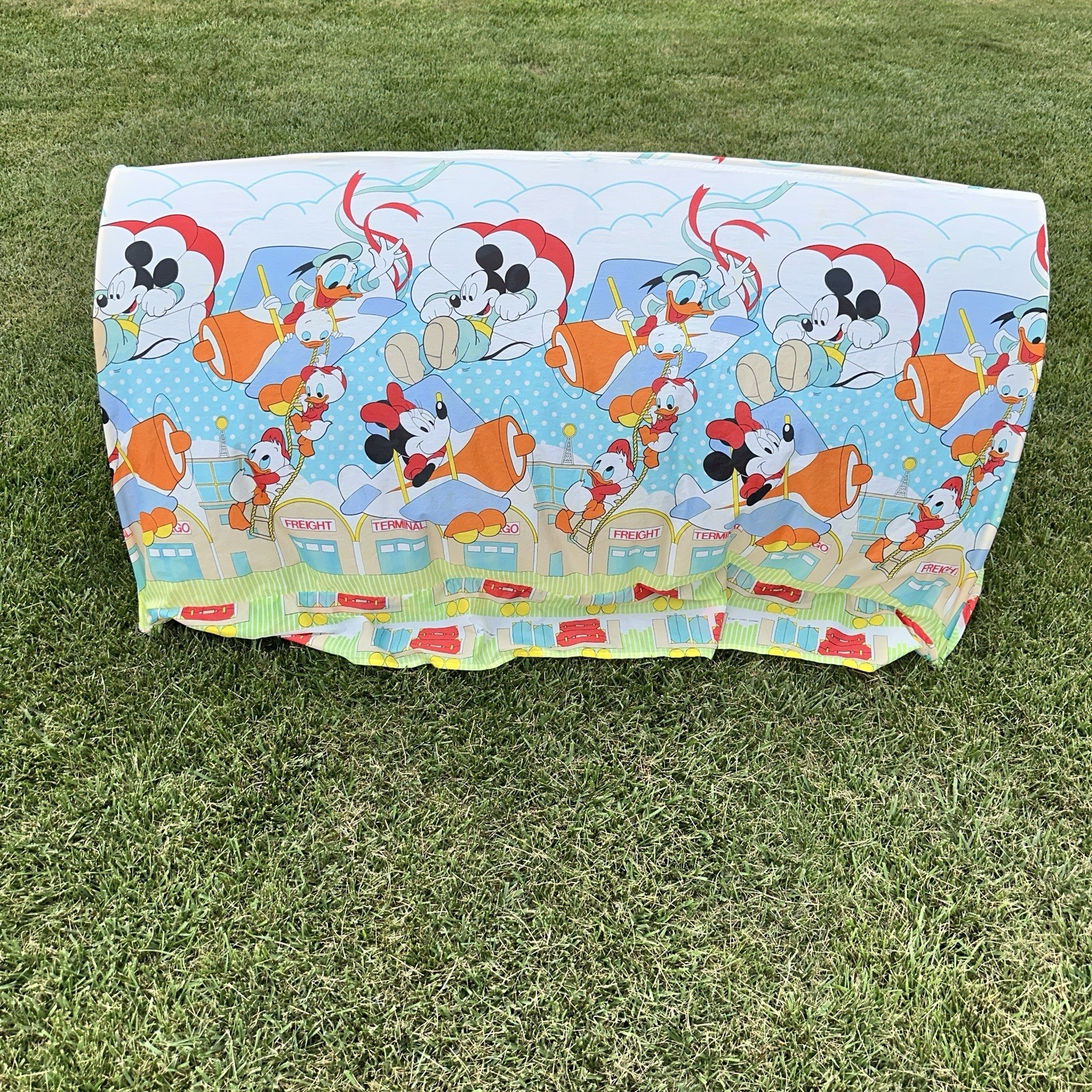 Vtg 80s Disney Hide N And Sleep Bed Tent Mickey Mouse Donald Duck Complete