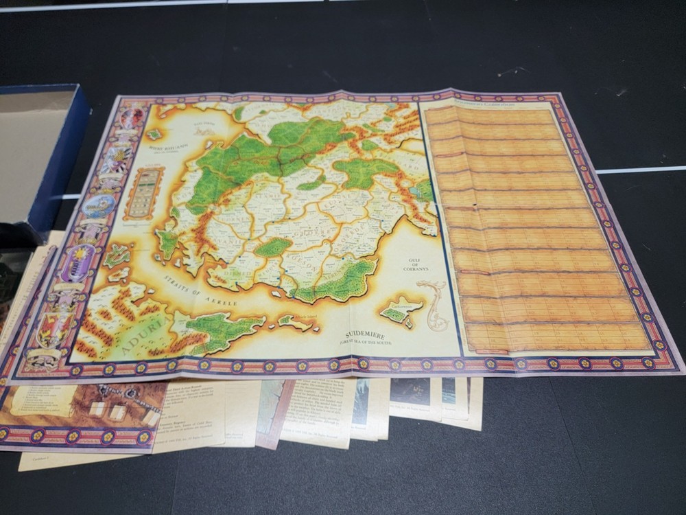 Advanced Dungeons & Dragons, Birthright Campaign Box Set (TSR 3100) Incomplete