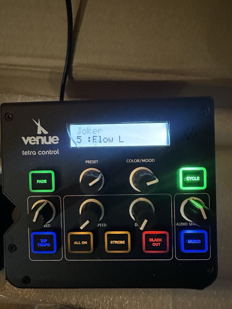 Venue Tetra Control Intuitive DMX Controller With Footswitch