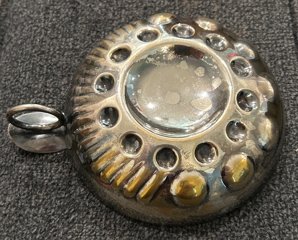 vintage deUberti Italian silver plated tastevin