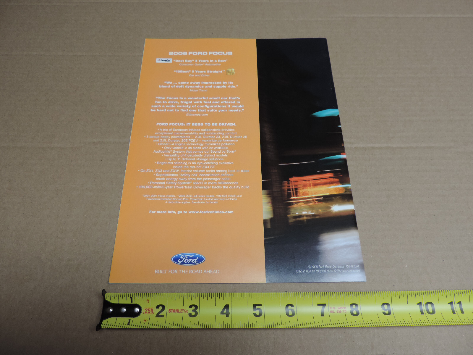2006 Ford Focus sales brochure 24 pg ORIGINAL literature specs colors