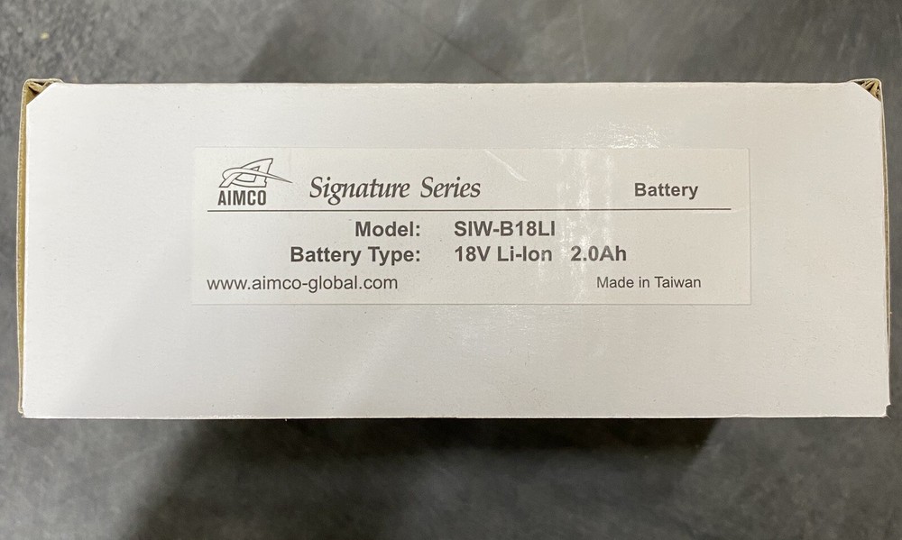 SIW-B18LI Aimco Battery Pack 18V
