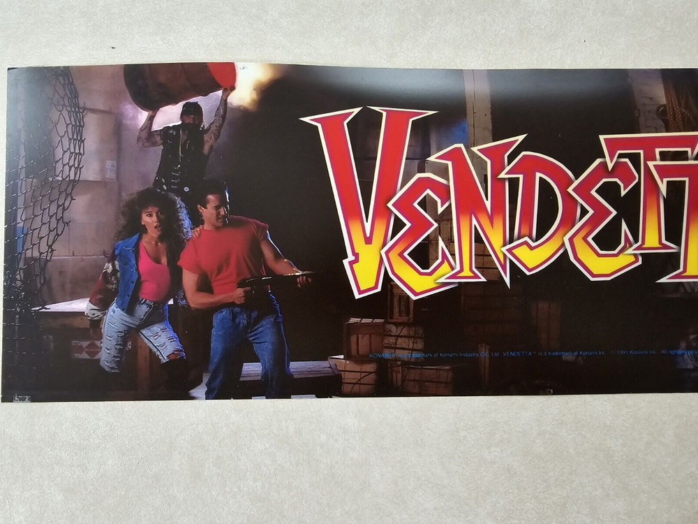 Vigilante Arcade Marquee Konami Original