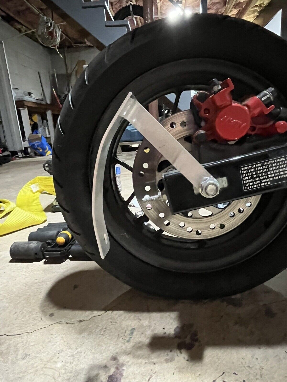 Curved License Plate Relocation Holder Bracket for HONDA GROM 125 2014-current