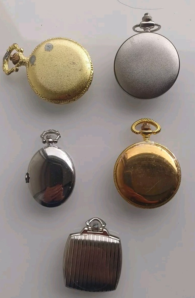 Hachette Quartz Pocket Watch x5 Bundle