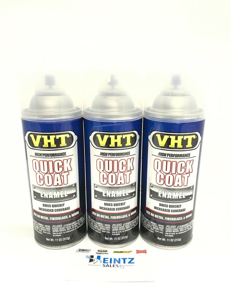 VHT SP515-3 PACK CLEAR Premium Quick Coat Enamel. Quick Drying. Fast Drying 11oz