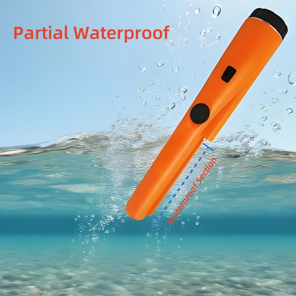 Metal Detector Pinpointer - Waterproof Handheld Pin Pointer Wand - Search Tre...