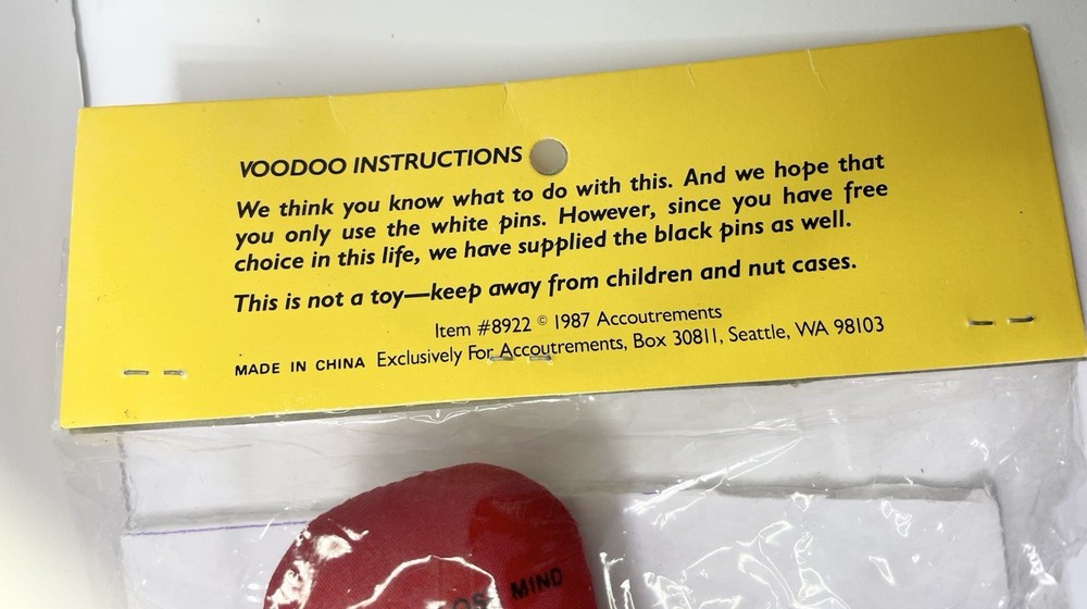 Vintage 1987 ‘Is It Voodoo?’ Doll
