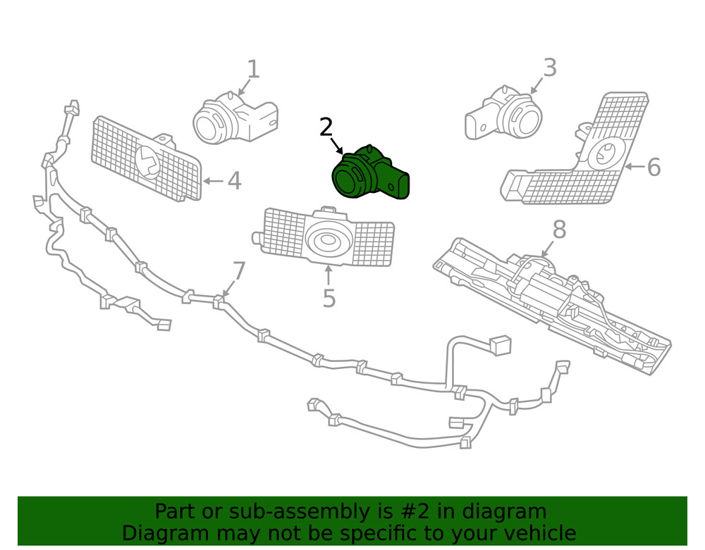 Genuine Volvo Sensor 32271064