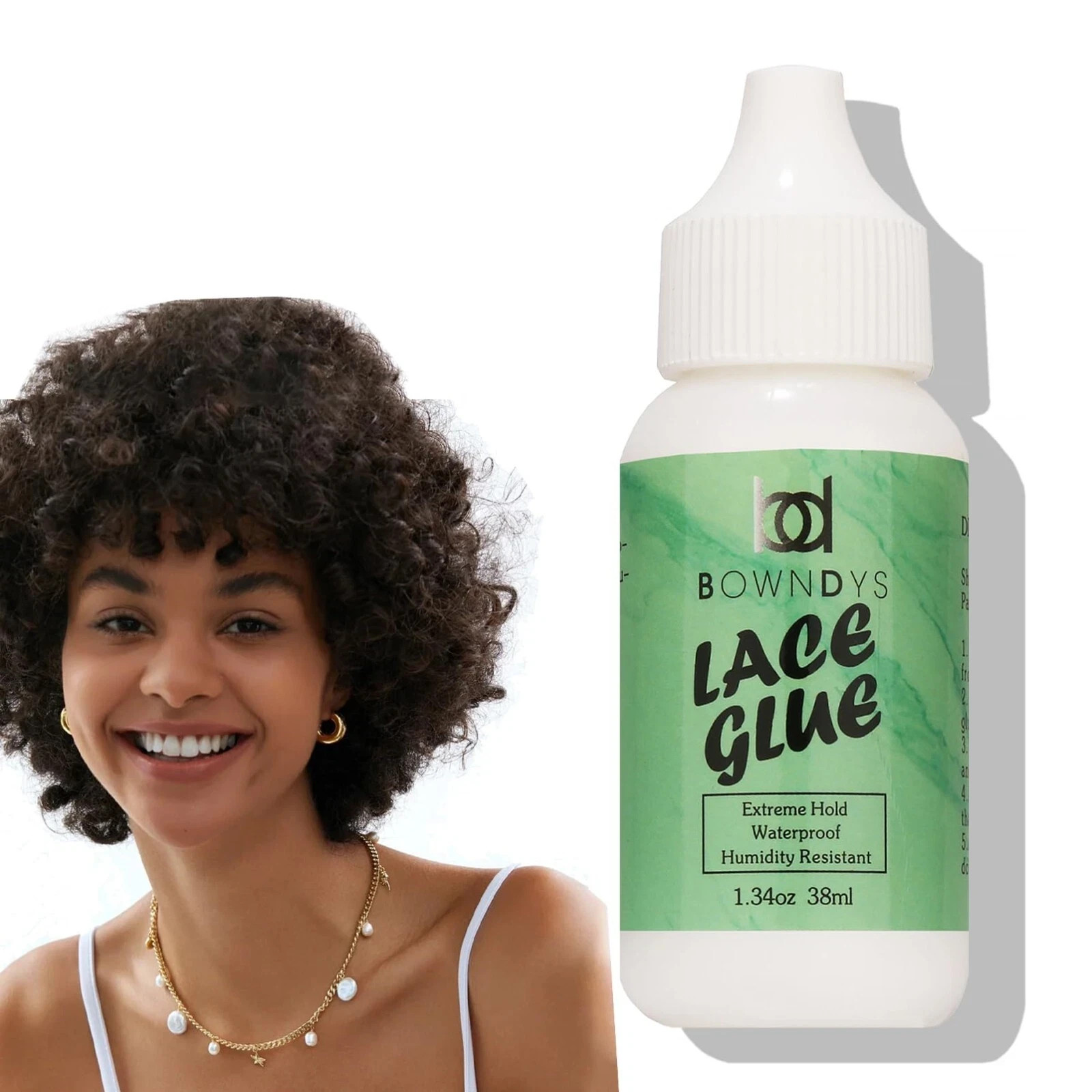 Wig Glue and Remover Set, Strong Hold Lace Glue Front Lace Wig Bonding Adhesive