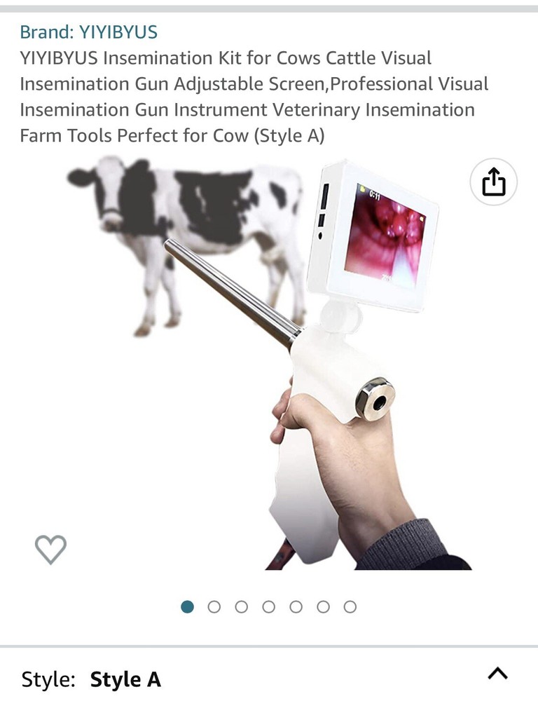 artificial insemination cattle Camera kit