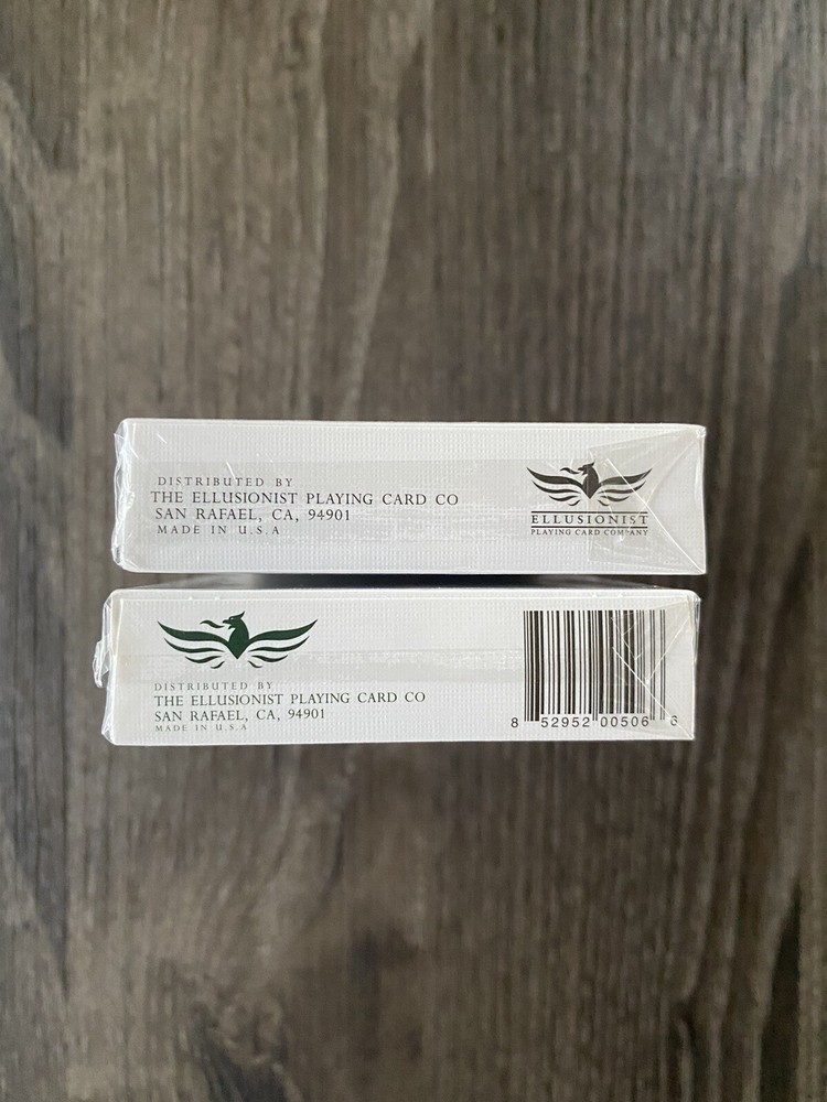 Madison Dealers Black Bordered & Green Borderless Ellusionist 2 Deck Bundle