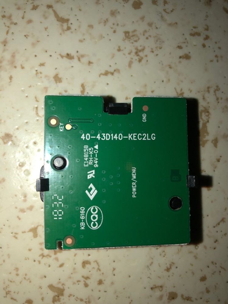 Hitach 55R81 Power Button Board 40-43D140-KEC2LG