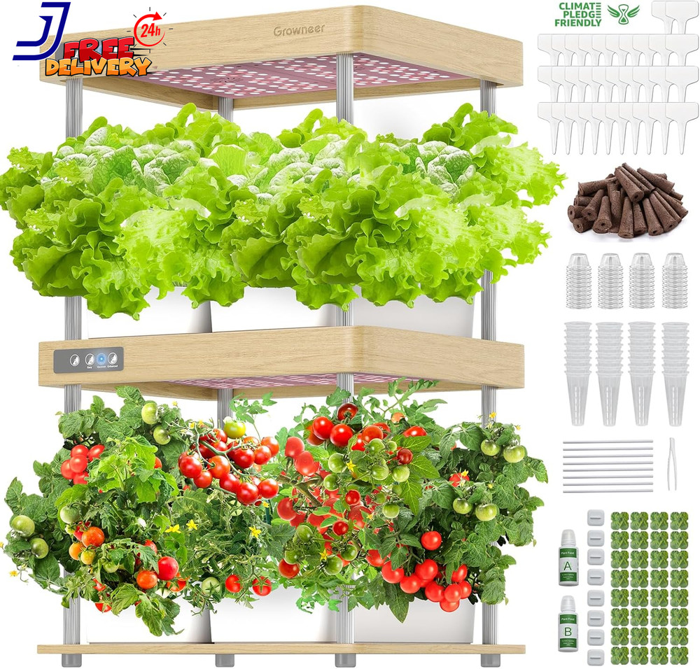 Hydroeasy1.0 Hydroponics Growing System Kit Beginner-Friendly Indoor Garden for