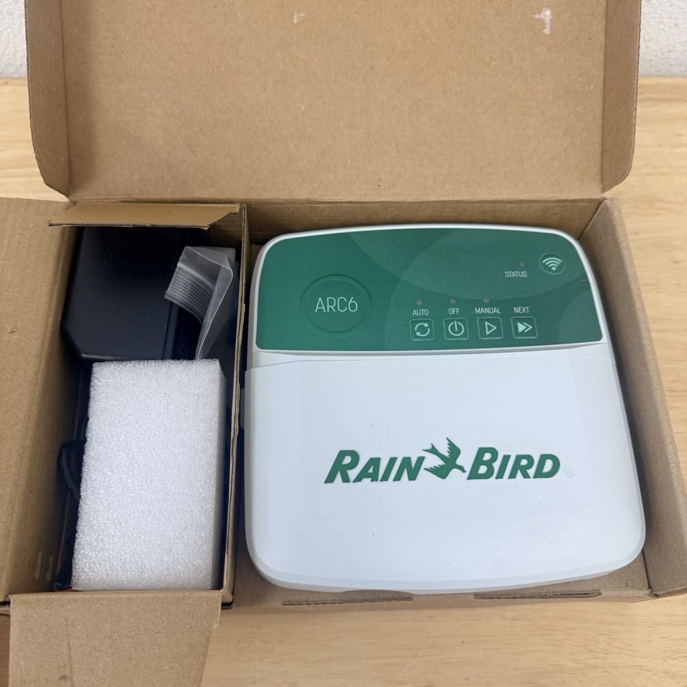 Rain Bird ARC6 6-Zone App Based Residential Irrigation Controller. New/Open Box