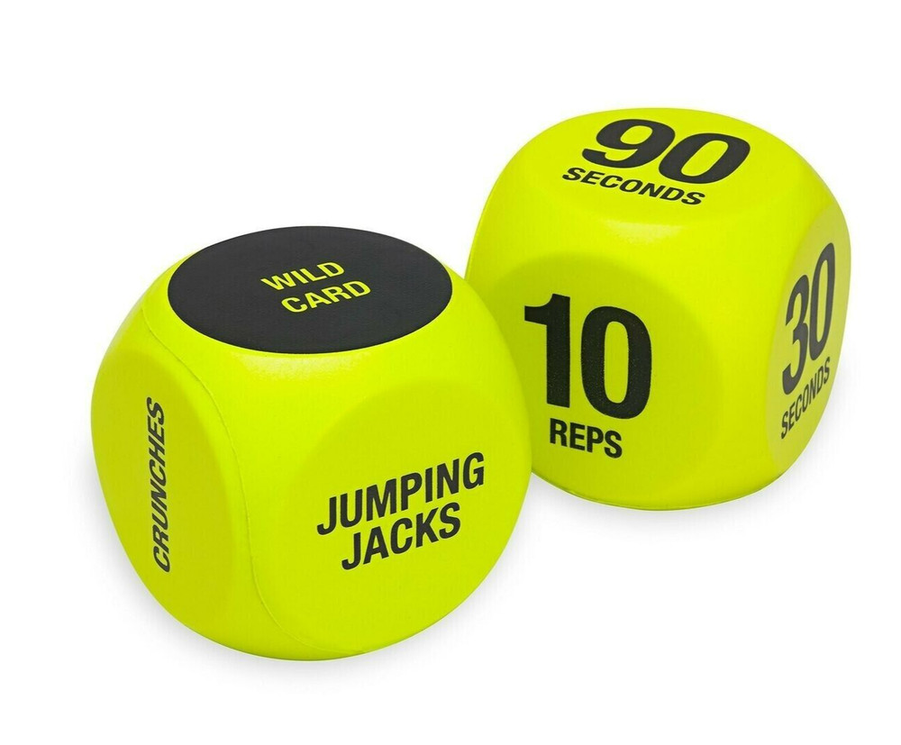SPRI Exercise Dice (6-Sided) - Game for Group Fitness & Exercise Classes