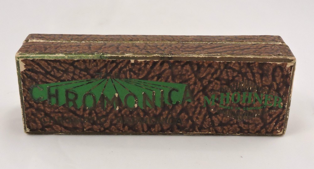 M. HOHNER German Harmonica "The Chromonica" Chromatic Case 1930's