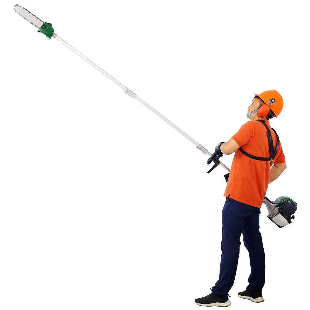 4 in 1 Multi-Functional Trimming Tool, 38CC 4 stroke Garden Tool System Green