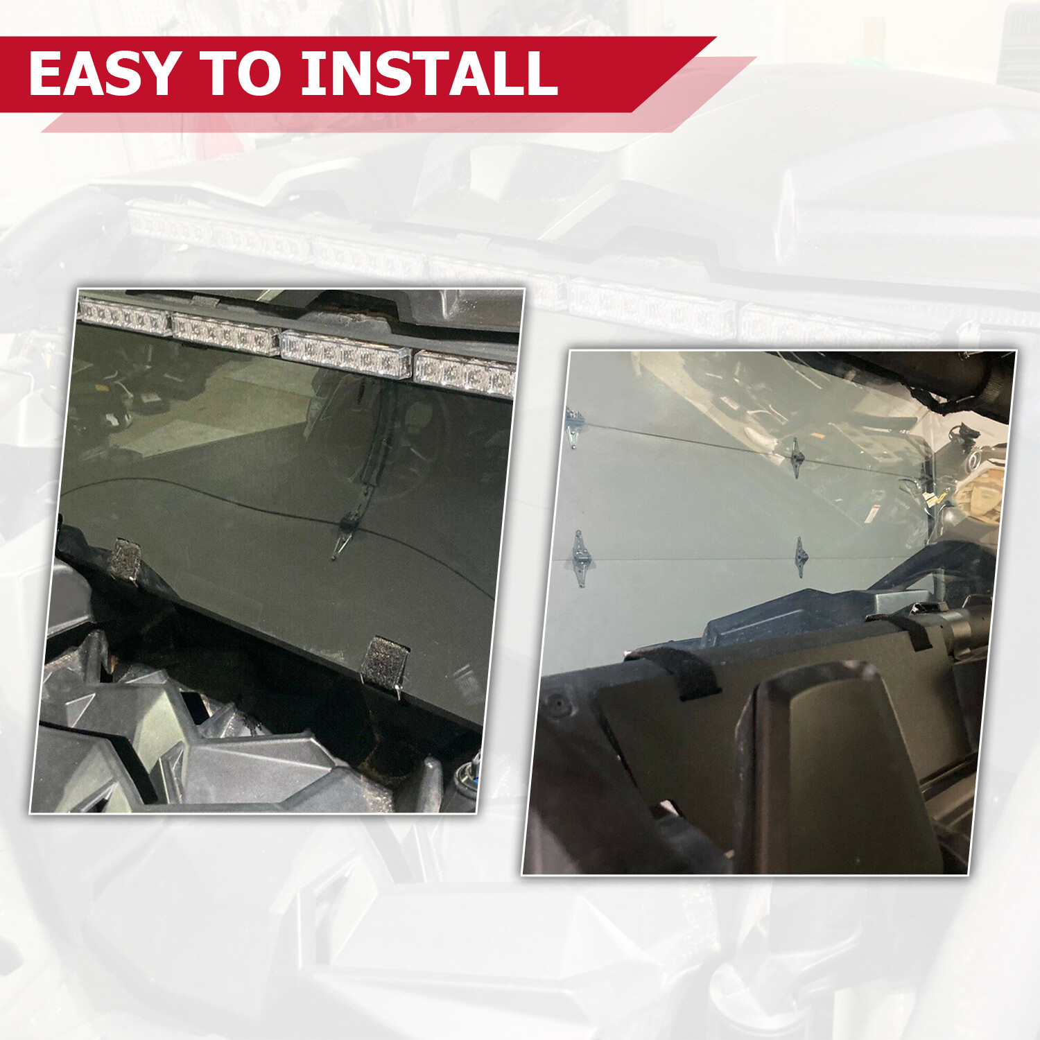 For Can Am Maverick X3 Rear Windshield Window Panel Dark Tinted Tint