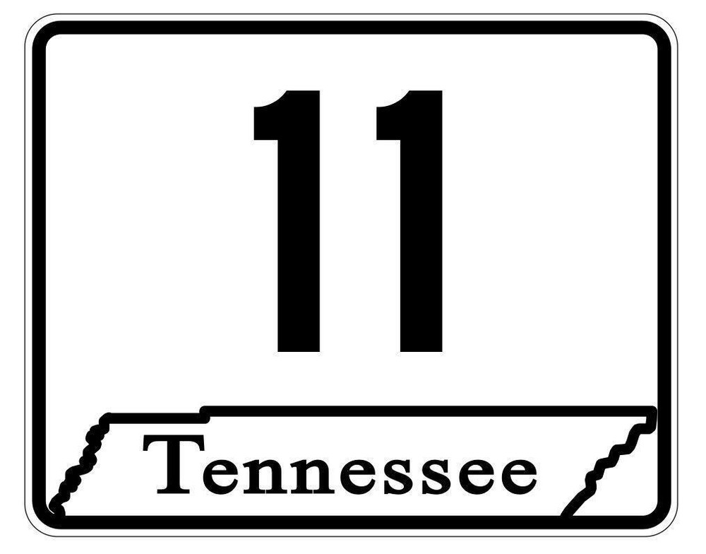 Tennessee State Route 11 Sticker Decal