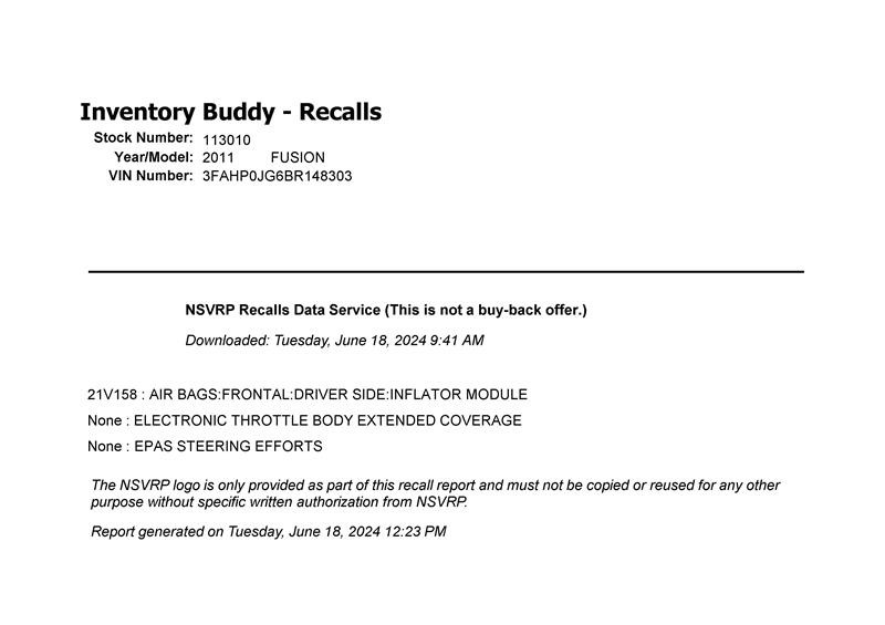 Blind Spot Detection System Warning Control Module fits 2011 Ford Fusion D