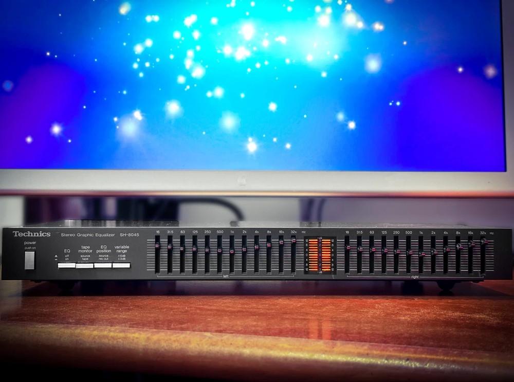 TECHNICS SH-8045 Vintage Stereo Graphic Equalizer