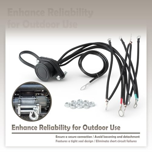 39886 Winch Remote Control Female Socket Wiring Connector Harness Kit
