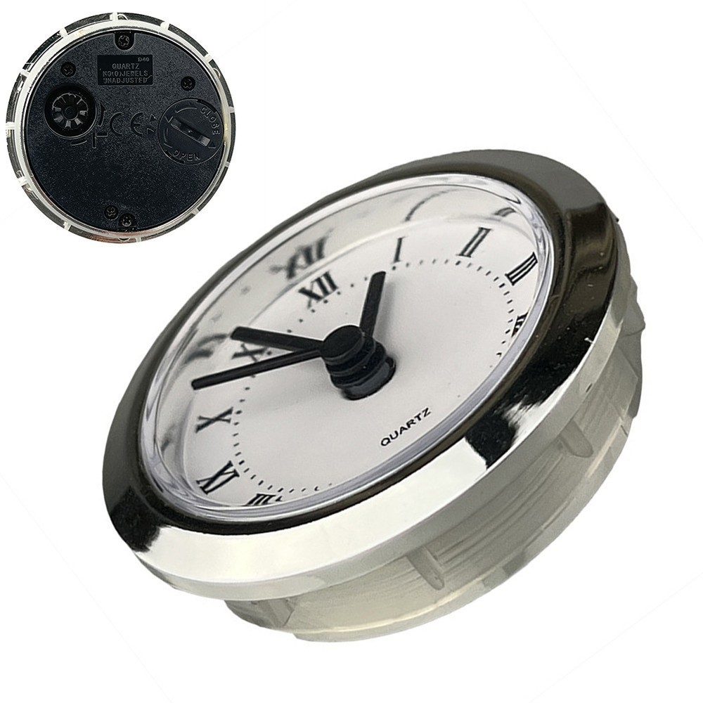 Clock Movement Replacement Gold Border High-Quality Movement Transparent Lens