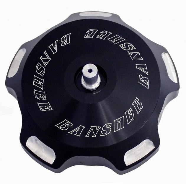 Modquad Gas Cap w/ Breather Valve Banshee Black Yamaha YFZ350 Banshee 87-06