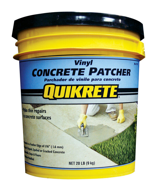 Quikrete 1133-20 2.6 to 3.15 Density Vinyl Grey Concrete Patch Repair 20 lbs.