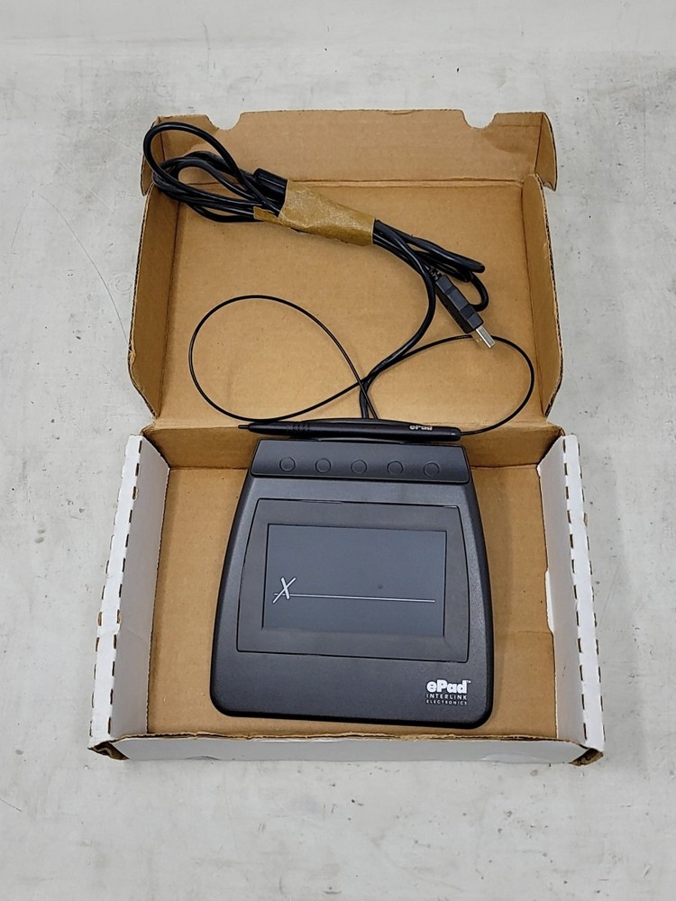 Interlink Electronics VP9109 epad Electronic Signature Pad USB SEE NOTES