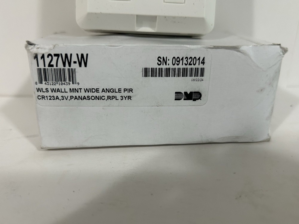 DMP 1127W-W Wireless Wall Mount Wide Angle PIR Motion Detector